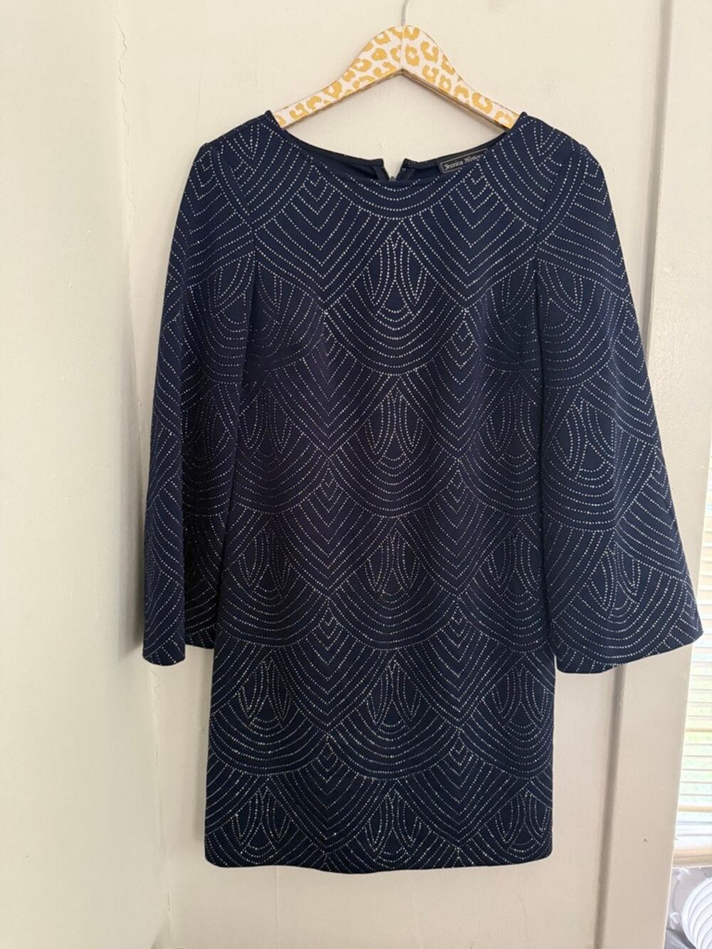 JESSICA HOWARD Women's Navy Sparkly Dress | Size 6